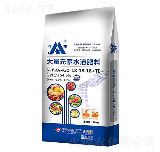 20kg����Ԫ��ˮ�ܷ�18-18-18+TE-��ï-���_(d��)�ɷ�